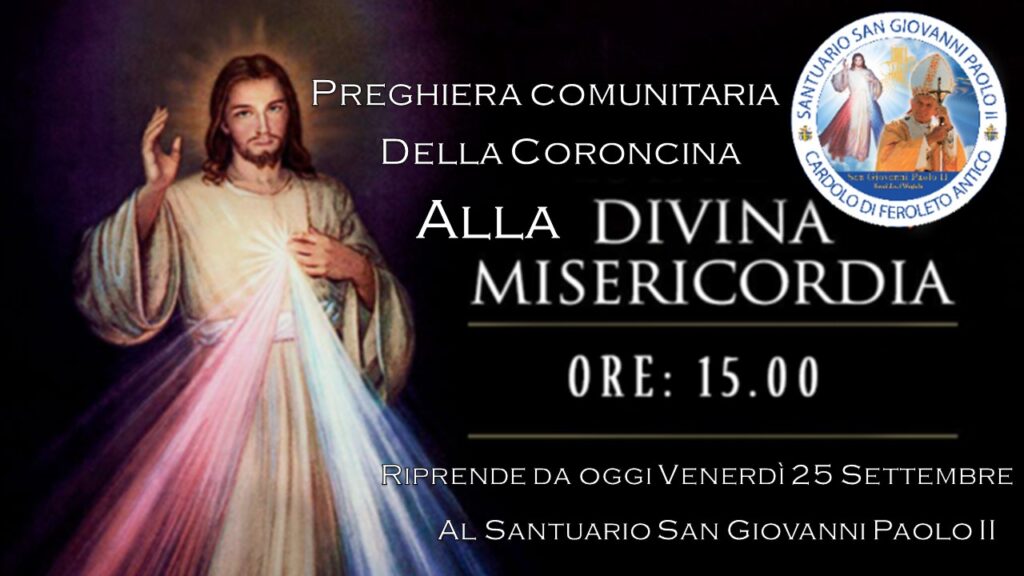 Preghiera alla Divina Misericordia – Parrocchia S.Maria Immacolata di